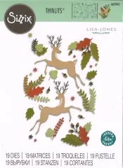 Sizzix Thinlits Stanze Set 19PK - Delightful Deer