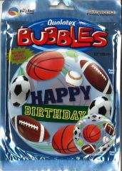 Bubbleballon Happy Birthday - Sports ball