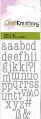 Craft Emotions Stanze Typewriter Kleinbuchstaben 12mm