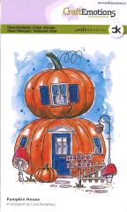 Craft Emotions Clearstamp A6 - Pumpkin House