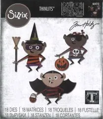 Sizzix Thinlits Stanze Set 18PK - Trick or Treater by Tim Holtz