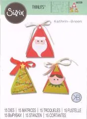 Sizzix Thinlits Stanze Set 15PK - Christmas Character Box