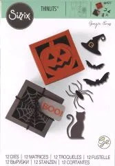 Sizzix Thinlits Stanze Set 12PK - Box, Spooky Silhouette