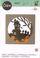 Sizzix Thinlits Stanze Set 8PK - Haunted Hills