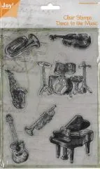 Joy! Cafts Clear Stamps - Musikinstrumente