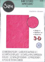 Sizzix 3-D Textured Impressions Embossing Folder - Mark Making Hearts