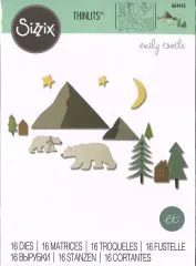 Sizzix Thinlits Stanze Set 16PK - Arctic Bear by Emily Tootle