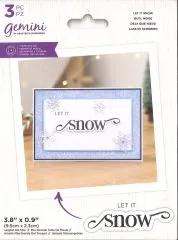 Gemini Stanze & Stmpel - Let it snow