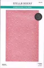 Spellbinders Embossing Folder Splatter