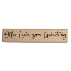 Stempel Alles Liebe zum Geburtstag