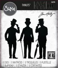 Sizzix Thinlits Die Set 5PK - Gentlemen by Tim Holtz