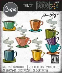 Sizzix Thinlits Die Set 28PK - Papercut Caf� by Tim Holtz