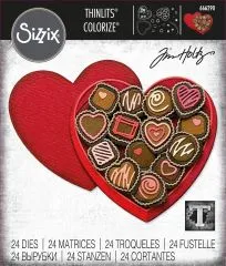 Sizzix Thinlits Die Set 24PK - True Love, Colorize by Tim Holtz