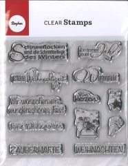 Rayher Clear Stamps Weihnachten / Winter