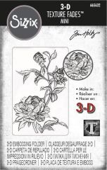 Sizzix 3-D Texture Fades Embossing Folder - Mini Roses