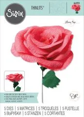 Sizzix Thinlits Stanze Set 5PK - Classic Rose