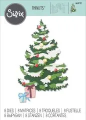 Sizzix Thinlits Stanze Set 8PK - Layered Christmas Tree