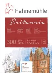 Aquarellblock Britannia 17cm x 24cm rau