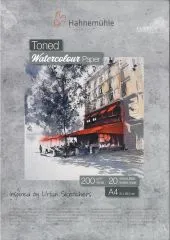 Hahnem�hle Toned Watercolour Paper - Block DIN A4 hellgrau