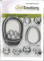Clearstamps Ei-Gesicht