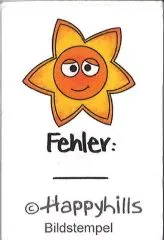 Happyhills Motivationsstempel - Fehler:
