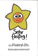 Happyhills Motivationsstempel - Sehr flei�ig!