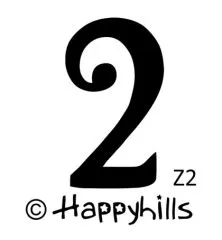 Figurenkegelstempel Zahl 2