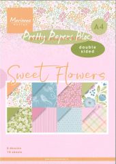 Marianne Design Papierblock Süße Blumen