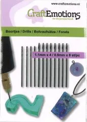 Mini-Bohaufs�tze 8 x 0,9mm und 4 x 0,9mm