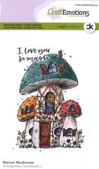 Cleastamps A6 - Maison Mushroom