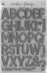 Clear Stamp Set Alphabet 02