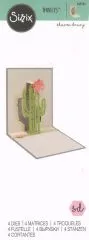 Sizzix Thinlits Stanze Set 4PK - Pop-Up Cactus