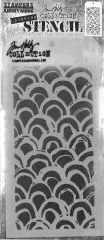 Tim Holtz Layered Stencil 4.125X8.5 - Brush Arch