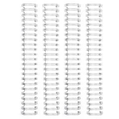 Metallspiralen f�r Cinch-Bindemaschine 2,54cm 28cm 4 St�ck silber