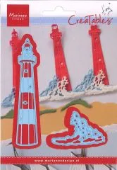 Marianne Design CreaTables Stanze - Leuchtturm & Brandung