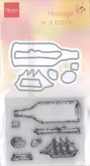 Marianne Design Stanzen und Stempel - Message in a bottle