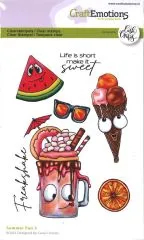 Craft Emotions Clearstamps A6 - Summer Fun 3
