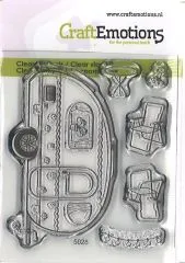 Craft Emotions Clearstamps 6x7cm - Wohnwagen