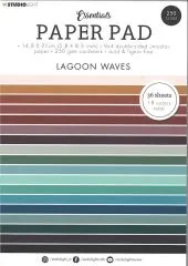 Studio Light Paper Pad Essentials Nr. 89 - lagoon waves