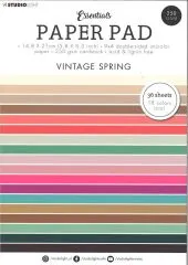 Studio Light Paper Pad Essentials Nr. 89 - vintage spring