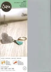 Sizzix Surfacez Metallic Shrink Plastic Schrumpf-Folie- Silver