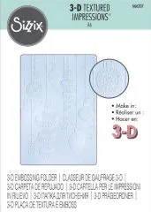 3-D Textured Impressions Embossing Folder - Sparkly Ornaments
