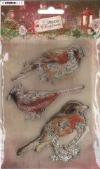 StudioLight Clear Stamp Magical Christmas nr. 499 - V�gel