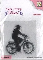 Nellies Choice Clearstamp - Silhouette Sport Cycling