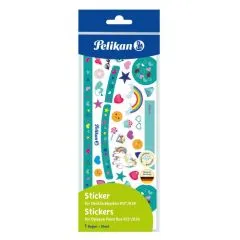 Sticker f�r Deckfarbkasten K12 / K24 T�rkis/Herzen
