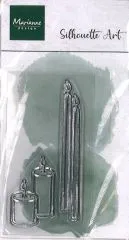 Marianne Design Clear Stamps Silhouette Art - Kerzen