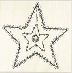 Butterer Stempel Star und Sternchen