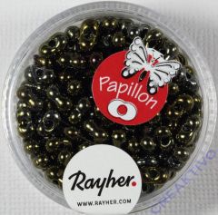 Papillon Rocailles 3,2x6,5mm kupfergold