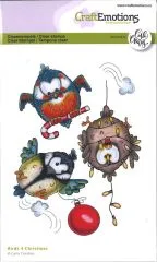 Craft Emotions Clearstamps A6 - Birds 4 Christmas