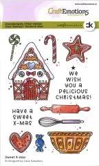 Craft Emotions Clearstamps A6 - Sweet X-mas